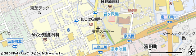 ハッピータイム三島店周辺の地図