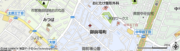 愛知県名古屋市天白区御前場町周辺の地図