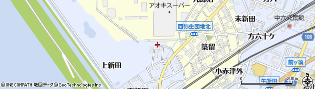 愛知県弥富市小島町（半兵衛分）周辺の地図
