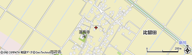 滋賀県野洲市比留田973周辺の地図