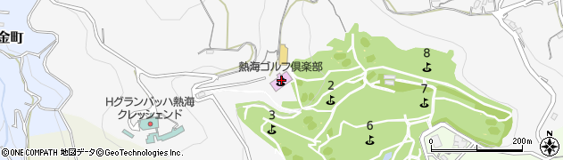熱海倶楽部　迎賓館周辺の地図