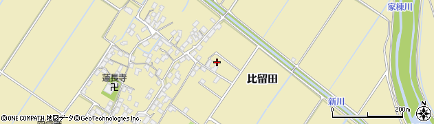 滋賀県野洲市比留田574周辺の地図