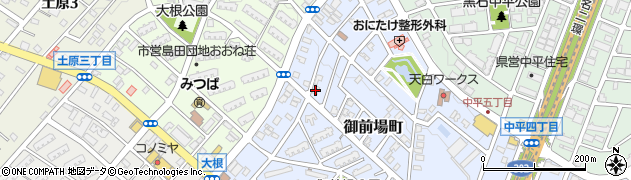 愛知県名古屋市天白区御前場町184周辺の地図