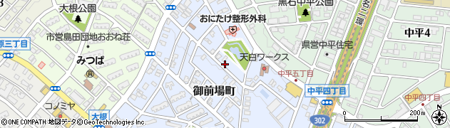 愛知県名古屋市天白区御前場町264周辺の地図