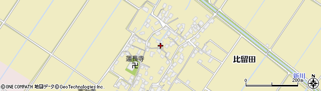 滋賀県野洲市比留田975周辺の地図