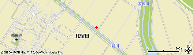 滋賀県野洲市比留田3715周辺の地図
