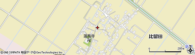 滋賀県野洲市比留田967周辺の地図