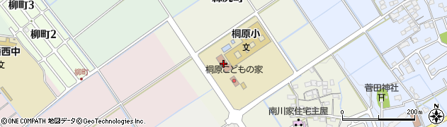 近江八幡市　桐原コミュニティー消防センター周辺の地図