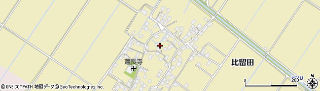 滋賀県野洲市比留田976周辺の地図