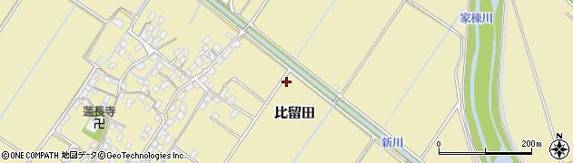 滋賀県野洲市比留田3198周辺の地図