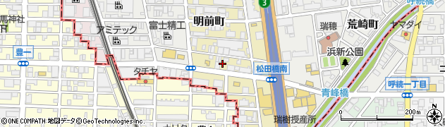 愛知県名古屋市瑞穂区明前町13周辺の地図
