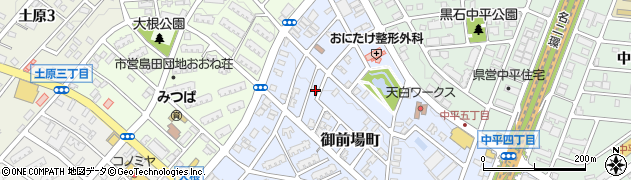 愛知県名古屋市天白区御前場町162周辺の地図