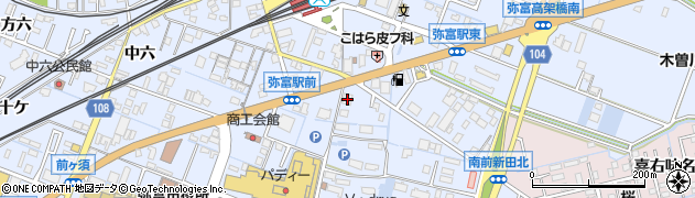 株式会社ミニテック　弥富店周辺の地図