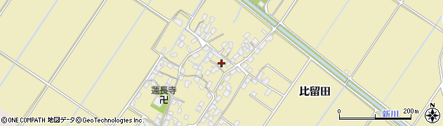 滋賀県野洲市比留田981周辺の地図