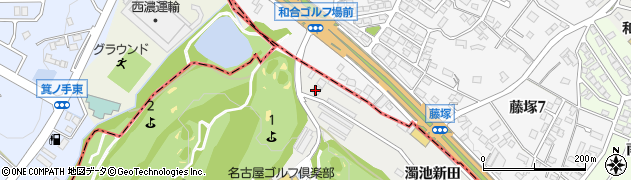 愛知県東郷町（愛知郡）和合（ドンドロ）周辺の地図
