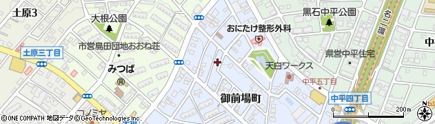 愛知県名古屋市天白区御前場町163周辺の地図