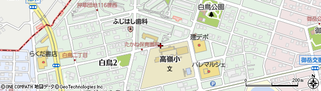 愛知県東郷町（愛知郡）白鳥周辺の地図