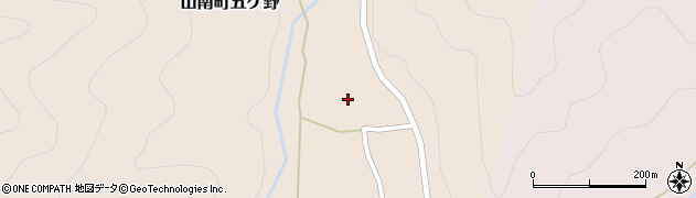 兵庫県丹波市山南町五ケ野20周辺の地図