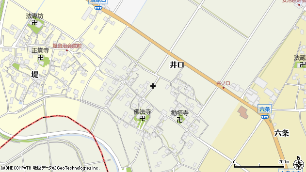 〒520-2414 滋賀県野洲市井口の地図