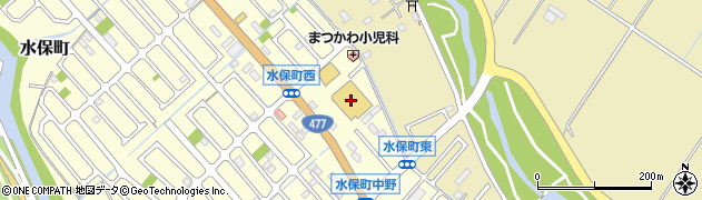 滋賀県守山市水保町1267周辺の地図