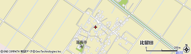 滋賀県野洲市比留田961周辺の地図