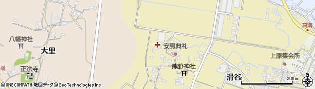 千葉県鴨川市滑谷349周辺の地図