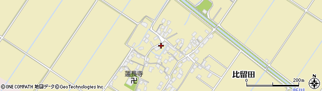 滋賀県野洲市比留田959周辺の地図