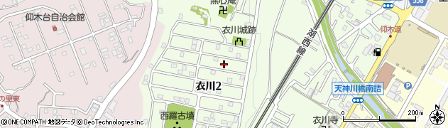 滋賀県大津市衣川2丁目21周辺の地図