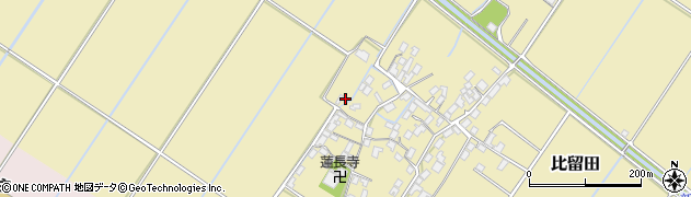 滋賀県野洲市比留田1224周辺の地図
