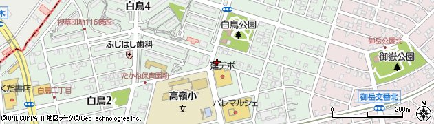 東郷白鳥郵便局周辺の地図