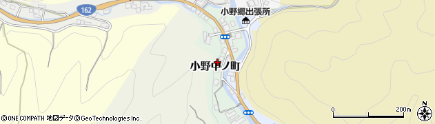 京都府京都市北区小野中ノ町周辺の地図