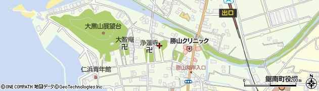 妙典寺周辺の地図