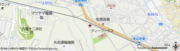 滋賀県近江八幡市長光寺町771周辺の地図