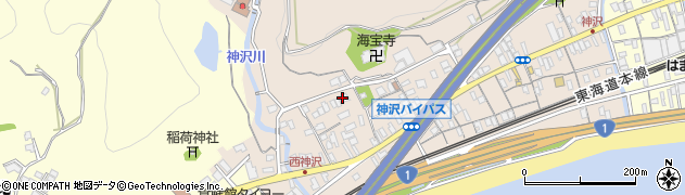 静岡県静岡市清水区蒲原神沢周辺の地図