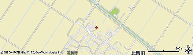 滋賀県野洲市比留田1210周辺の地図