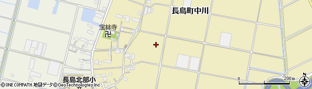 三重県桑名市長島町中川周辺の地図