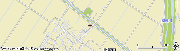 滋賀県野洲市比留田1051周辺の地図