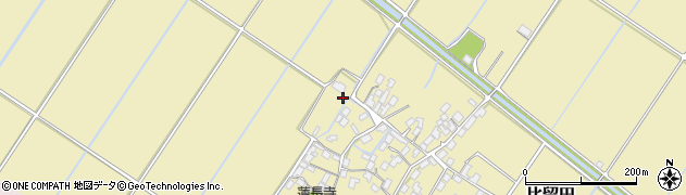滋賀県野洲市比留田1222周辺の地図