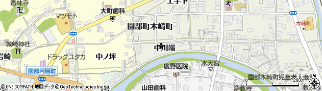 京都府南丹市園部町木崎町（中川端）周辺の地図