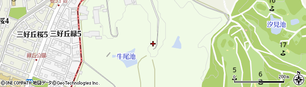 愛知県豊田市大池町周辺の地図
