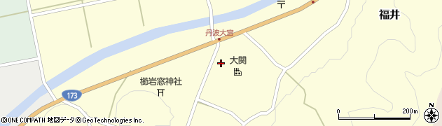 兵庫県丹波篠山市福井1171周辺の地図