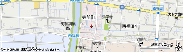 愛知県名古屋市港区寺前町周辺の地図