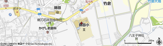 錦田放課後児童クラブ周辺の地図
