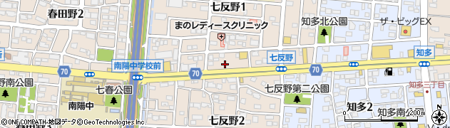 愛知県名古屋市港区七反野周辺の地図
