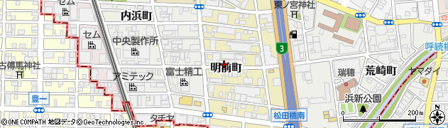 愛知県名古屋市瑞穂区明前町周辺の地図