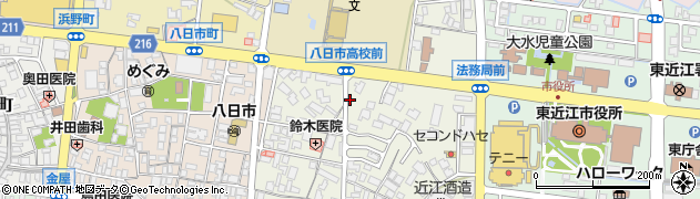 スターバックスコーヒー 東近江八日市店周辺の地図