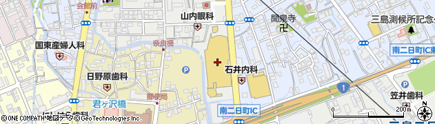 三菱ＵＦＪ銀行三島中田町 ＡＴＭ周辺の地図