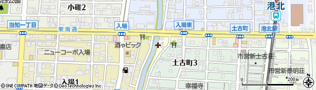 愛知県名古屋市港区入場町周辺の地図