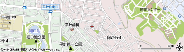 愛知県名古屋市天白区天白町大字平針向之山周辺の地図