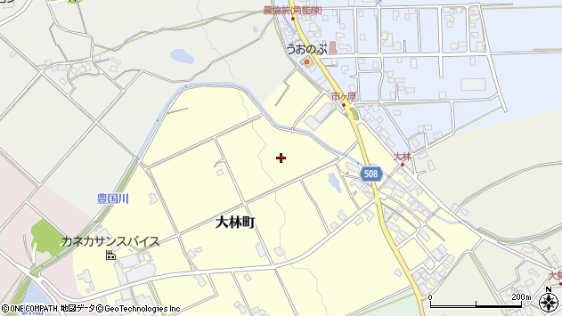 〒527-0155 滋賀県東近江市大林町の地図